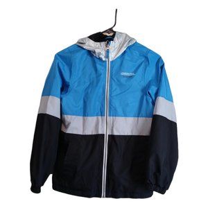 London Fog Boys Stripe Poly Lined Jacket Size M (10-12)